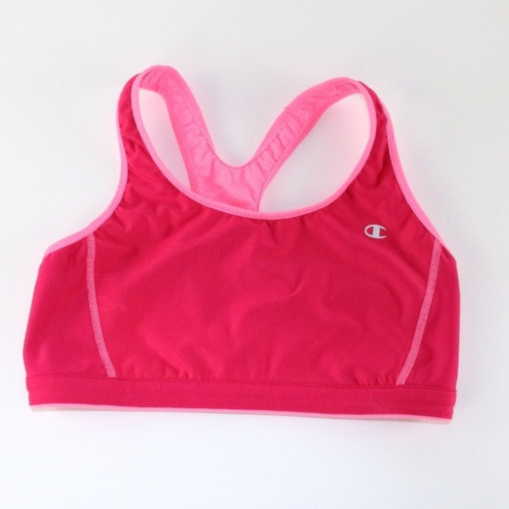 Champion pink reversible sports bra